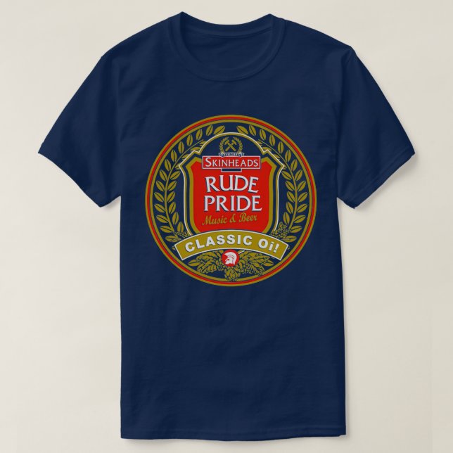 Camiseta Orgulho Rude Skinhead (Frente do Design)