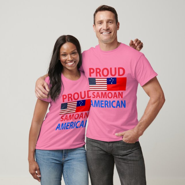 Camiseta Orgulho Samoan Americano (Unissex)