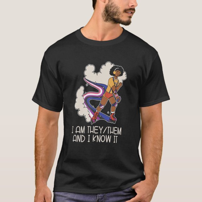Camiseta Orgulho Sem Sexo - Sexo Neutro Não Binário Fluido (Frente)