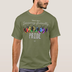Camiseta ORGULHO Sensorial/ LGBTQ+ Arco-Íris/ Autismo