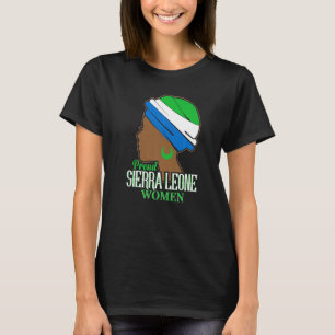Camiseta Orgulho Serra Leoa Mulheres Serra Leoa