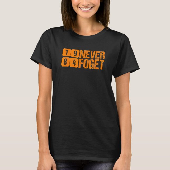Camiseta Orgulho Sikh Nunca Esquece Singh Punjabi 1984 (Frente)