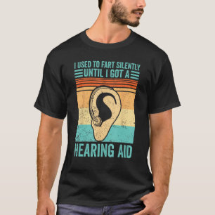 Camiseta Orgulho Surdo ASL Fart Silenciosamente Até Eu Ter 