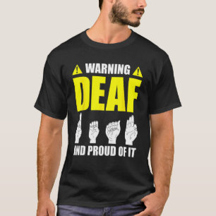 Camiseta Orgulho Surdo ASL Gesto de Mão