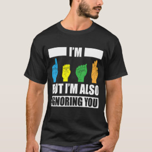 Camiseta Orgulho Surdo ASL Gesto de Mão
