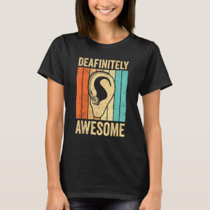 Camiseta Orgulho Surdo Conscientização Língua de Sinais ASL