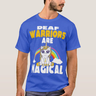Camiseta Orgulho Surdo de Uma Língua Mágica do Unicórnio AS