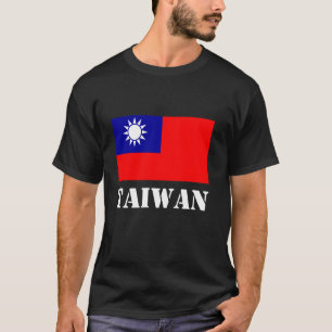 Camiseta Orgulho Taiwanês Raízes Taiwanesas Bandeira Taiwan