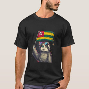 Camiseta Orgulho Togolês Raízes Togolesas Preguiça do Togo 