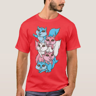 Camiseta Orgulho Trans do Esquilo Transgênero LGBT 
