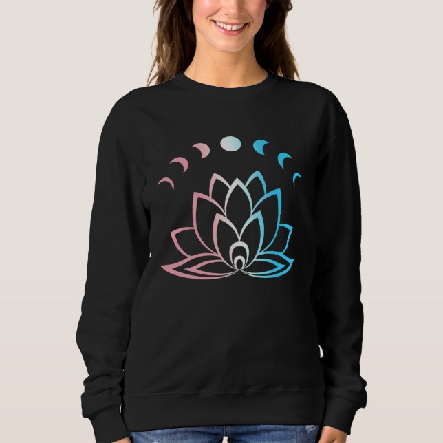 Camiseta Orgulho Trans Sutileza Yoga Fase da Lua Flor de Ló (Frente)