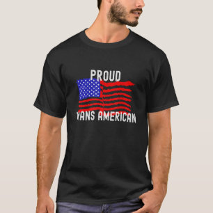 Camiseta Orgulho Transexual Orgulho Americano Bandeira Gay