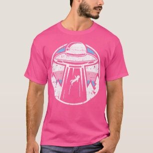 Camiseta Orgulho Transgênero Abdução Alienígena Lgbt-Q Gayl