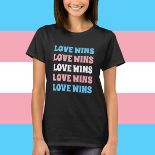 Camiseta Orgulho Transgênero LGBTQ Texto Personalizado Repe