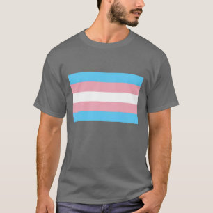Camiseta Orgulho Transsexual LGBT de Sinalizador Transsexua