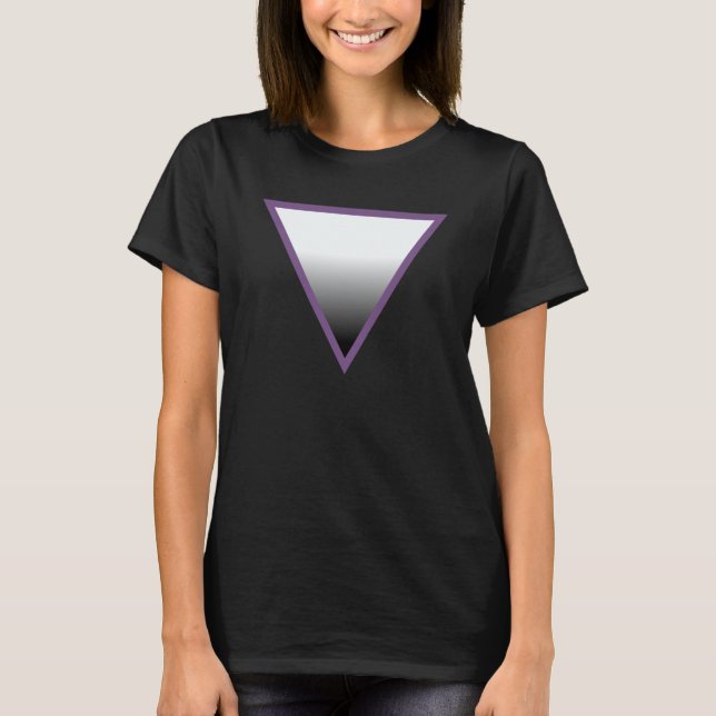 Camiseta Orgulho Triângulo Assexual (Frente)