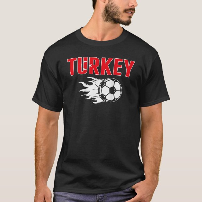 Camiseta Orgulho Turquia: Ventiladores de futebol Jersey Pé (Frente)