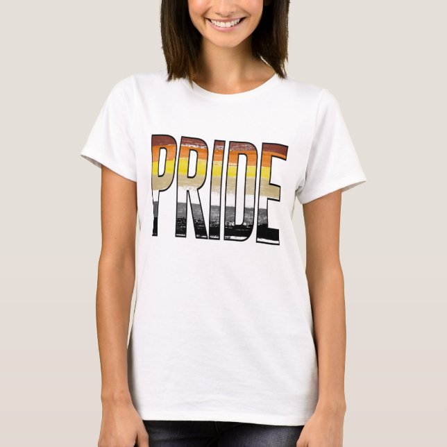 Camiseta Orgulho Urso Palavra (Frente)
