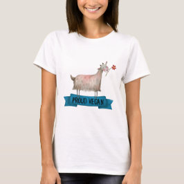 Camiseta Orgulho Vegan - Capim Cute Com Ilustração Flor
