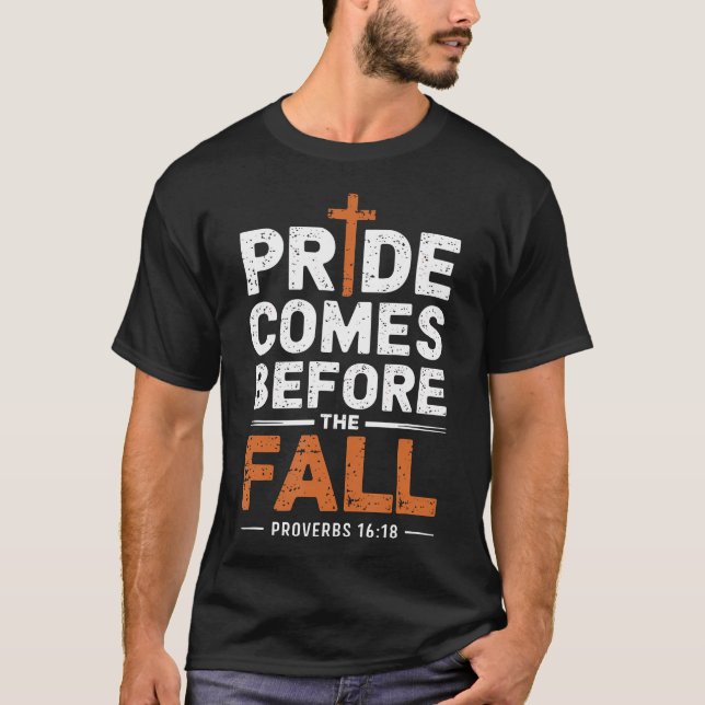 Camiseta Orgulho Vem Antes da Queda (Frente)