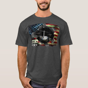 Camiseta Orgulho Veterano Militar C130 Hércules EUA