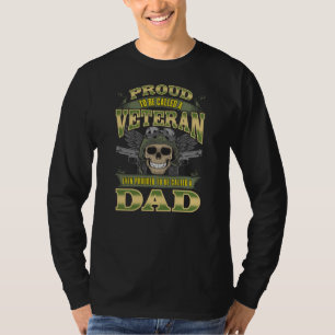 Camiseta Orgulho Veterano Orgulhoso De Ser Chamado De Pai