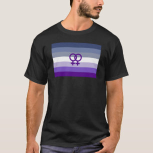 Camiseta Orgulho WLW de amor lésbico