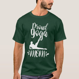 Camiseta Orgulho Yoga Mãe Mãe Mamãe Hobby
