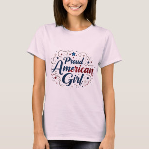 Camiseta Orgulhosa American Girl Tee
