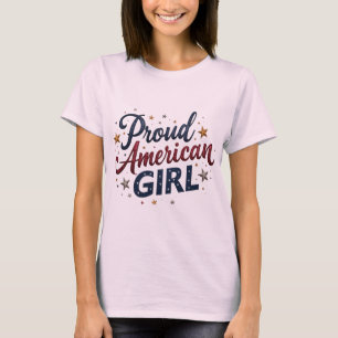 Camiseta Orgulhosa American Girl Tee