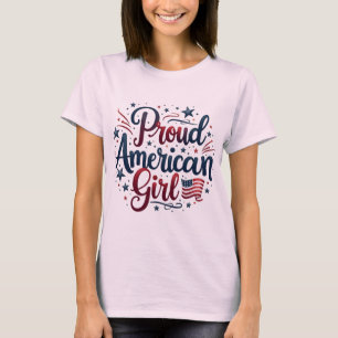 Camiseta Orgulhosa American Girl Tee