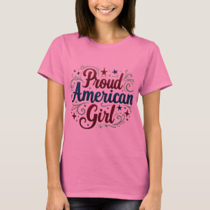 Camiseta Orgulhosa American Girl Tee