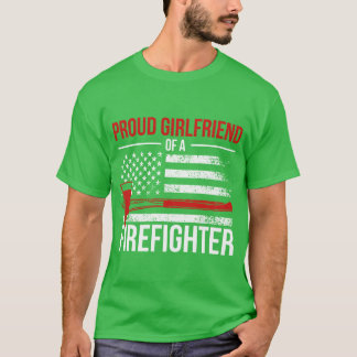 Camiseta Orgulhosa Amiga De Fogo De Uma Família Amiga De Bo