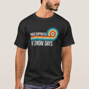 Camiseta Orgulhosa Apoiadora De Modos De Neve Citações De P