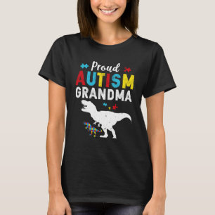 Camiseta Orgulhosa Autismo Família Vovó Correspondente Auti