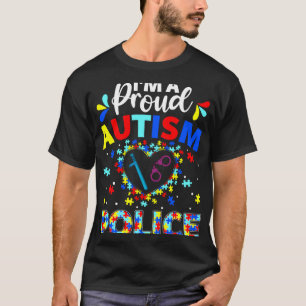 Camiseta Orgulhosa Autismo Policial Adora Matchi Autista