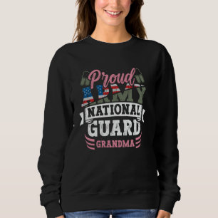 Camiseta Orgulhosa Avó da Guarda Nacional do Exército Pulse