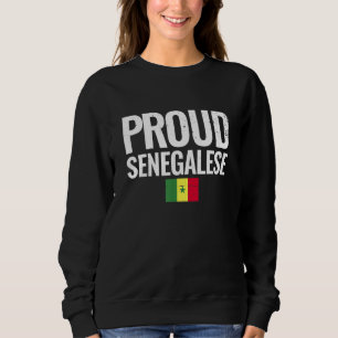 Camiseta Orgulhosa Bandeira do Senegal Senegalesa
