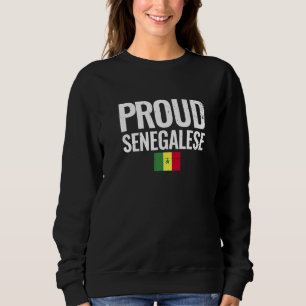Camiseta Orgulhosa Bandeira do Senegal Senegalesa