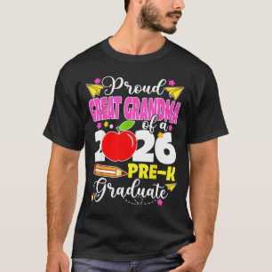 Camiseta Orgulhosa bisavó de mães graduadas no pré-k de 202