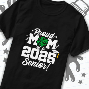 Camiseta Orgulhosa Classe de Cheerleader da Mãe de 2025 Che