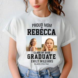 Camiseta Orgulhosa Classe Mãe de Formando 2025 Personalizad