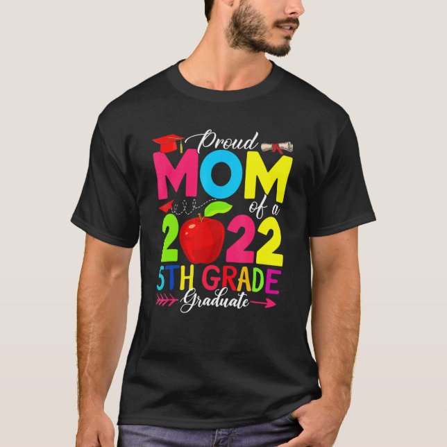 Camiseta Orgulhosa Classe Mãe De Formando De Nível Phd 2022 (Frente)