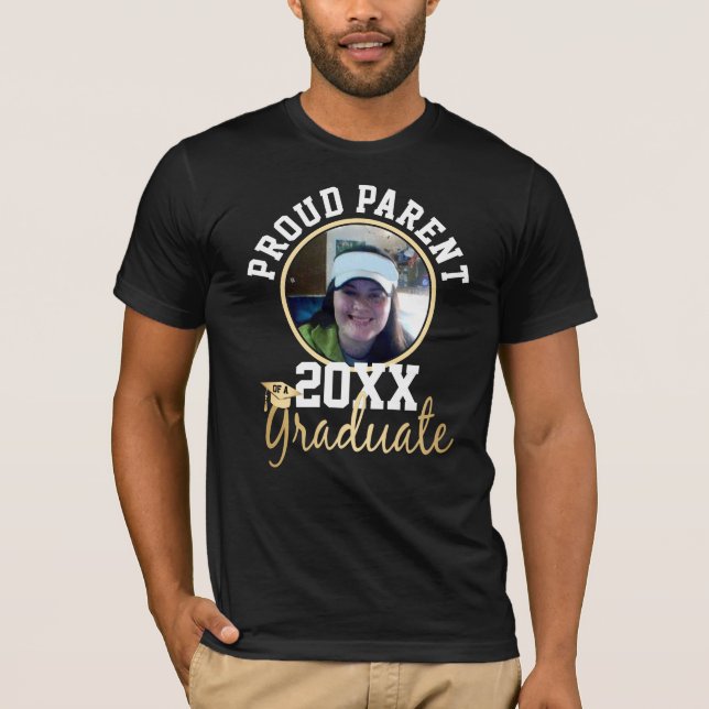 Camiseta Orgulhosa Classe Pai de Foto (Frente)