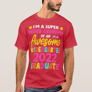 Camiseta Orgulhosa Classe Vovó De Graduação Do Jardim De In