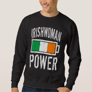 Camiseta Orgulhosa da Bateria da Mulher Irlandesa