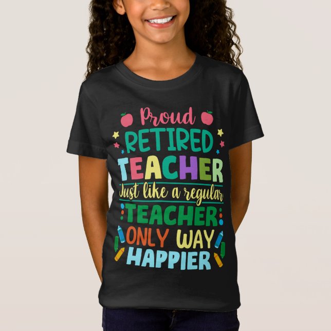Camiseta Orgulhosa Definição de Professores Aposentados (Frente)