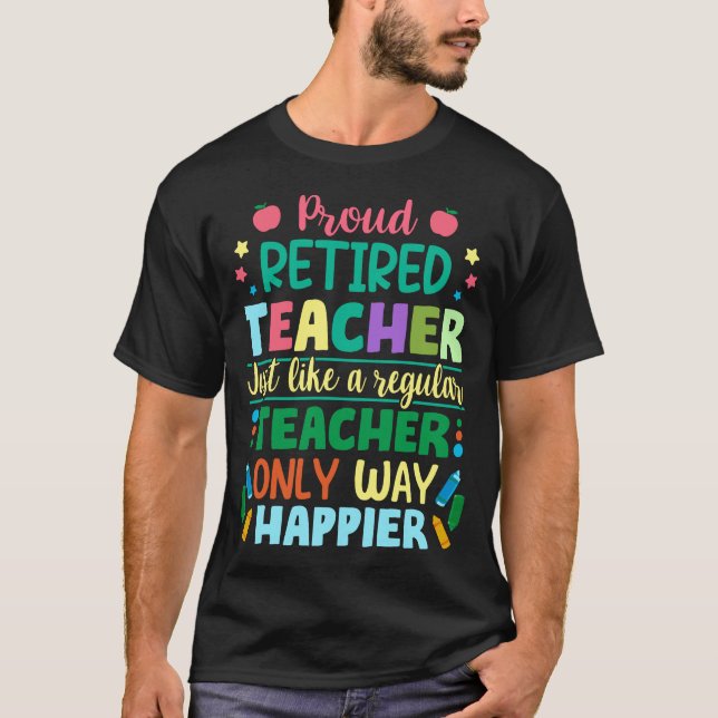 Camiseta Orgulhosa Definição de Professores Aposentados (Frente)
