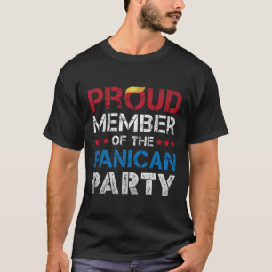 Camiseta Orgulhosa Deputada Do Partido Pânico Mulheres Anti