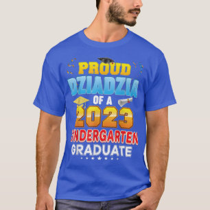 Camiseta Orgulhosa Dziadzia De Gradua De Jardim De Infância